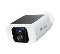 mocepo Solar Camera Outdoor Wireless 4MP -2.4G&5G WiFi Security Camera with Integrated Solar Panel, Color Night Vision, Compatible with Alexa