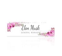 Mocessory Desk Name Plate Personalized, Acrylic Name Plate, Custom Name Plates for Office Gifts, Desk, Teacher, Employee Appreciation Gifts