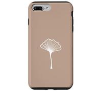 Mocha Brown Chic Ginkgo Leaves Gingko Tree Case for iPhone 7 Plus/8 Plus