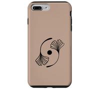 Mocha Brown Ginkgo Leaves Gingko Tree Maidenhair Tree Zen Case for iPhone 7 Plus/8 Plus
