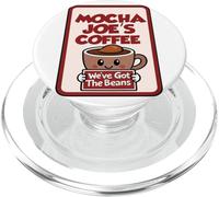 Mocha Joe's Coffee Beans Ad PopSockets PopGrip for MagSafe