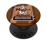 Mocha Joe's Finest Coffee Beans PopSockets Adhesive PopGrip