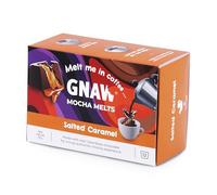 Mocha Melts, Salted Caramel - Simply Add to Coffee - Real Hot Chocolate Bombs with a Gooey Caramel Centre for an Indulgent Mocha Experience - The Perfect Luxury Hot Chocolate Gift Set, 12 x 20g