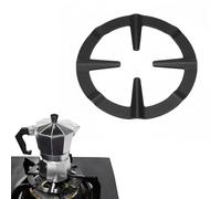 Mocha Pot Holder - 1 Pc Cast Iron Universal Non-Slip Cooktop Rack, Gas Stove Reducer and Coffee Pot Stand for Gas Hobs, Pans and Small Cookware