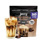 Mocha Protein Iced Coffee - Premium Whey Protein & Instant Iced Coffees - 100% Natural Cold Brew Coffee - Zero Artificial Flavors & Sweeteners, 80 mg Caffeine Per Serving, 0g of Sugar, 20 Servings