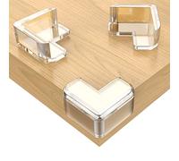 Mochacha Corner Protector, 20Pcs Baby Proofing Safety Corner Guards, Large Size, Strong Adhesion, Soft, with Spare Adhesive Tapes, for Child Against Sharp Corners