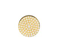 MOCHAMIK 2018 Autumn Yellow Gold Reflexions Dazzling Elegance Clip 925 Silver Fits for Bracelets Charm Fashion Jewelry