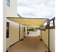 MOCHAMIK Balcony Sun Shades Cloth 90% Patio Privacy Screen 1x2m 2x4.0m 5x6m 6x12m 8x8m 10x12m Shade Netting With Grommets Outdoor Sun Shade Cover For Pergola Greenhouse(Size: 7x8m)