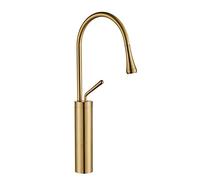 MOCHAMIK Basin Mixer Tap Bathroom Sink Taps Bathroom Taps Washbasin Taps Black Elegant 360° Rotatable Brass Single Lever Mixer Tap with Cold and Hot Water,D