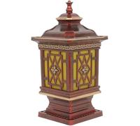 MOCHAMIK bollard lights outdoor Chinese Column Lamp Outdoor Waterproof with Pier Mount Adapter Rustproof Garden Lights Exterior for Exteriors, Garden, Patio, Pathway