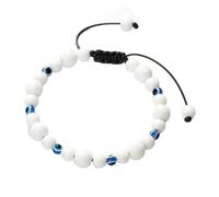 MOCHAMIK bracelets handmade natural tiger eye stone onyx black lava beads adjustable bangles lucky