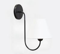 MOCHAMIK Brass Wall Sconce Light Fixture 7.5" W X 11" D X 14" H Single Swoop Wall Lamp