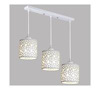 MOCHAMIK Chandelier Light Flower Column Pendant Light, Industrial Style Adjustable Hanging Ceiling Fixture for Kitchen Island Farmhouse Dining Room Corridor Restaurant