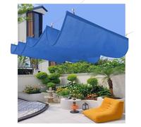 MOCHAMIK Customizable Retractable Sun Shade Canopy Cover for Outdoor Pergola Patio Deck Gazebo - Sliding Wave Shade Sail 9 Colors Available (W2*L3m/W6.56*L9.84ft)
