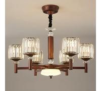 MOCHAMIK E27 Light Crystal Chandelier,12 Heads Nordic Villa Light,Living Room Ceiling Lamp,for Bedroom and Restaurant Duplex Floor Lighting/6