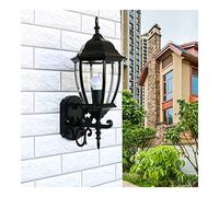 MOCHAMIK Exterior Light Outdoor Moistureproof Wall Lamp Tower Shape Villa Landscape Lantern Corridor Lights for Living Room Bedroom Kitchen Porch Patio Entryway Lighting Fixtures (Bronze 48 * 22.5CM)