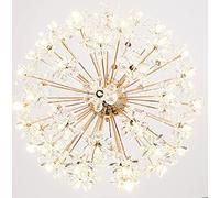 MOCHAMIK G4 Flower Crystal Chandelier,for Dining Bedroom Living Room Lamp, Light Luxury American Chandelier-French Gold 64 Head Made in China