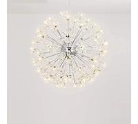 MOCHAMIK G4 Flower Crystal Chandelier,for Dining Bedroom Living Room Lamp, Light Luxury American Chandelier-Chrome 64 Head Made in China