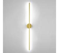 MOCHAMIK Gold Linear Wall Sconce Lighting for Hallway & Living Room Elegant Long Vanity Wall Lamp for Bedroom Stylish Wall Fixtures for Home Decor