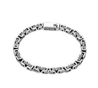 MOCHAMIK Han Feng Dragon Bracelet, Men's And Women's Vintage Six Character Truth Square Patchwork Bracelet