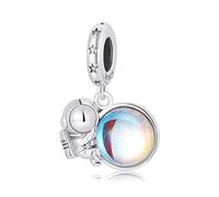 MOCHAMIK Hollow Beads 925 Sterling Silver Space Series Pendant Charm Fit Bracelet Bangle Travel Around The World Beads Women Jewelry Gift