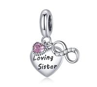 MOCHAMIK Hollow Beads Hands Sign Language Charm Handheld Game Console Heart Love 925 Sterling Silver Charm For Bracelet Women Jewelry