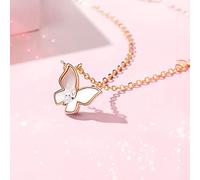 MOCHAMIK jewelry/necklaces the exquisite butterfly shape implies that happiness will come to your side in an elegant manner, necklaces for wom wom's pdants