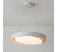 MOCHAMIK Led Household Round Light,Creative Fashion Hanging Ceiling Lamp,Dining Room Chandelier,for Dining Table Bedroom Study Lighting Fixture/45Cm