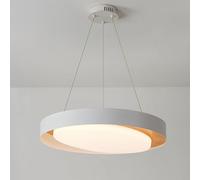 MOCHAMIK Led Household Round Light,Creative Fashion Hanging Ceiling Lamp,Dining Room Chandelier,for Dining Table Bedroom Study Lighting Fixture/58Cm