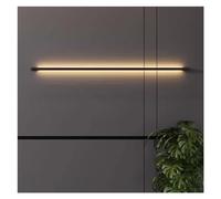 MOCHAMIK Linear Wall Lamp 100cm Long Indoor Strip Lighting Fixture Sconce Luminaire for Bedroom Bedside Warm Light Wiring Installation Wall Lights for Home Decoration