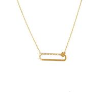 MOCHAMIK Lucky Geometric Lady Clavicle Chain Necklace