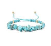 MOCHAMIK Natural Irregular Lapis Lazuli Stone Bracelet Quartz Beads Bracelet Adjustable Women Men