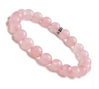 MOCHAMIK Natural Stretch Healing Gemstone Bracelet, 4/6/8mm Semi Precious Stone Bracelet for Men Women, Stress Relief Crystal Jewelry