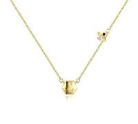 MOCHAMIK Necklace for Women Hexagonal Bee with Plating Trendy Minimalist Women's Pendant Necklaces Dainty Korean