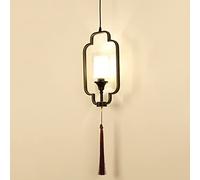 MOCHAMIK New Chinese Small Pendant Lights Wrought Iron Tassel Led Lamp Chandelier Restaurant Bar Teahouse Home Decor Ceiling Hanging Light Fixture Commemoration Day