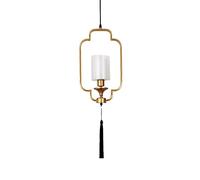 MOCHAMIK New Chinese Small Pendant Lights Wrought Iron Tassel Led Lamp Chandelier Restaurant Bar Teahouse Home Decor Ceiling Hanging Light Fixture Commemoration Day