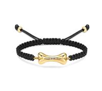 MOCHAMIK Pet Cremation Bracelet for Ashes Bone Shape Urn Jewelry Adjustable Bracelets Keepsake Dogs Memorial Ashes Holder for Women Men-Gold