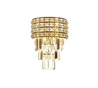 MOCHAMIK Postmodern Crystal Wall Lamp, Bedroom Bedside Lamp, Creative Background Wall Decorative Lamp