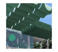 MOCHAMIK Retractable Sun Shade Canopy - Customizable U-Shaped Wave Sail for Outdoor Pergola Patio Deck Yard Gazebo - Adjustable Size & Color (W2*L3m/W6.56*L9.84ft)