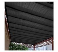 MOCHAMIK Retractable U-Shaped Wave Shade Sail Canopy - Customizable Outdoor Sunshade Awning for Patio Porch Garden Yard (Size: W3 x L12 m) - Perfect Pergola Cover
