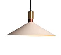 MOCHAMIK Retro Cone Ceiling Pendant Lighting Kitchen Island Chandelier In Home Decoration Unique Orange Lamp Made Of Metal 1 For Dining Room Not Included