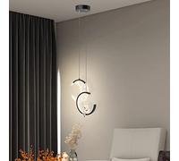 MOCHAMIK 's Room LED Acrylic Pendant Lights Boy Astronaut Bedroom Bedside Hanging Lamps Eye Protection Minimalist Creative Personality Chandelier Commemoration Day