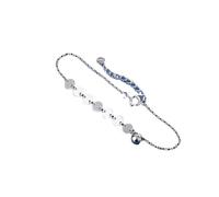 MOCHAMIK Sterling Silver Bracelet,Dainty Ladies Silver Bracelets S925 Silver Circle Piece Bell Bracelet Bangle Adjustable Lobster Clasp Chain Bracelet Jewellery Gifts for Women