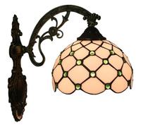 MOCHAMIK Wall Lamps Sconces Lap Wall Lamps, Style Wall Lamps, Stained Glass Wall Lamps, LED Walls in The Interior Lobby of The Coffee Shop-B(Have)