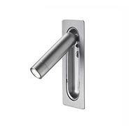 MOCHAMIK Wall Lamps Sconces Led Bedroom Lamp Headboard Wall Lights Sconce, Bedside Reading Light Recessed with Hidden/Adjustable Lamphead, Hotel Bed Side Wall Spotlight, 350° Rotatable 90°