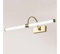 MOCHAMIK Wall Lamps Sconces LED Wall Sconce Vanity Wall Light Linear Copper for Bathroom Mirror Long Strip Wall Mount Light Makeup Lighting Fixture(Copper-6000k,59cm)