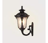 MOCHAMIK Wall Lamps Sconces Outdoor Wall Lantern IP54 Rainproof Die cast Aluminum Glass Light Outside Patio Porch Community Vineyard Wall Sconce(OneColor)