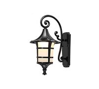 MOCHAMIK Wall Sconces, Barn Outdoor Wall Light Die-cast Aluminum Ip65 Black Metal Finish Gooseneck Garden Decoration Lantern Wall Lamp V-intage Industrial Courtyard Exterior Wall Sconce Por