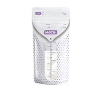 Mochi Breast Milk Storage Bags 25 Pack - BPA-Free & Sterile, Fridge or Freezer Safe Breastmilk Bags with Dual-Layer Freshness, Leakproof DUOSAFE™ Double Zip, Space Saving Design