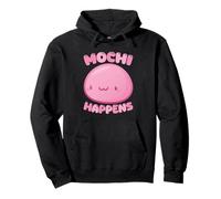 Mochi Happens Japanese Rice Cake Kawaii Cute Funny Pullover Hoodie